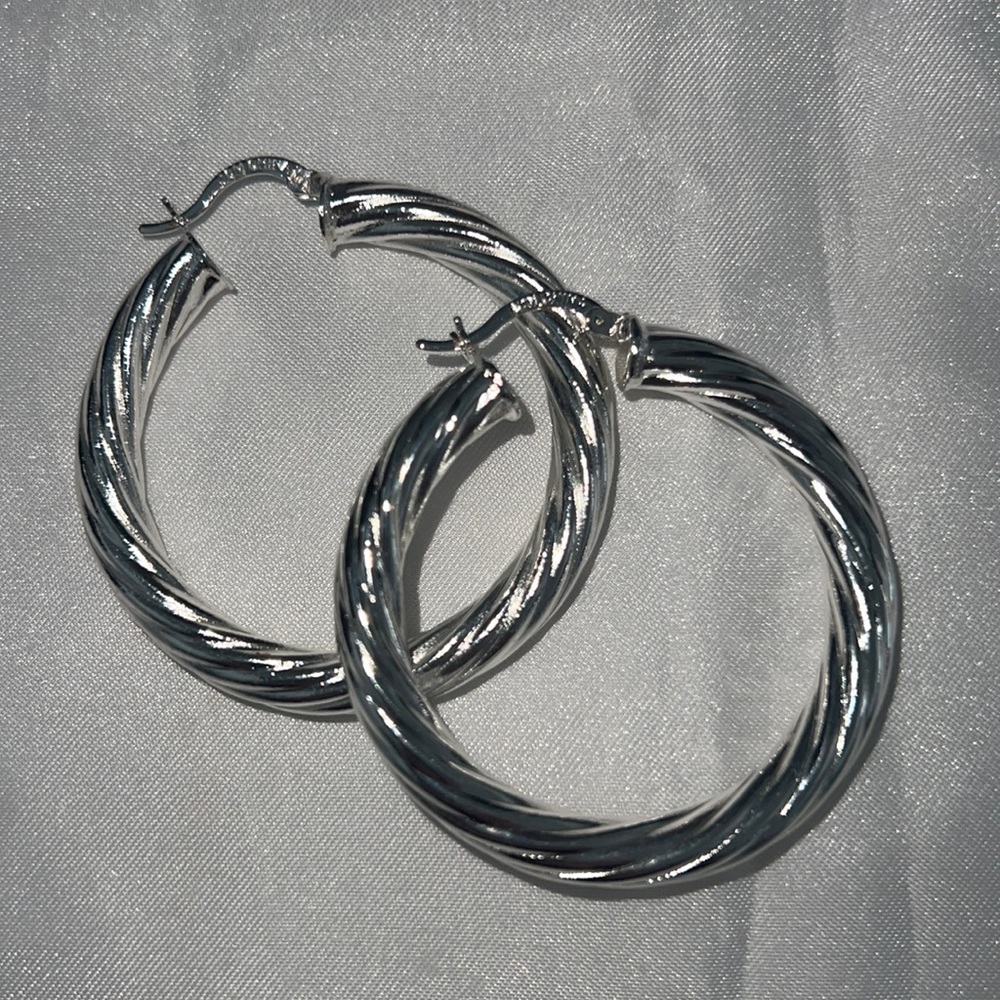 Large super cute hoops